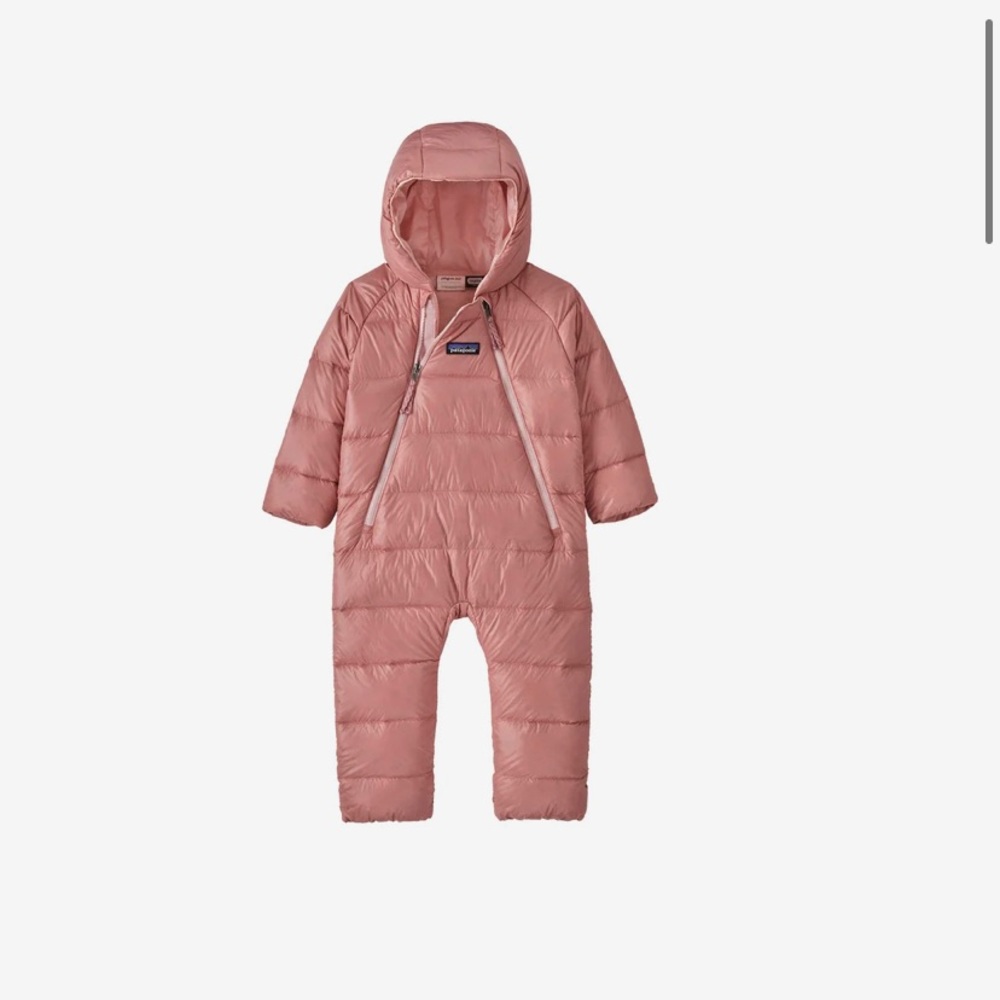 Pink Patagonia Bunting; 6 to 12 months.
